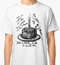 The Cake is a Lie Classic T-Shirt