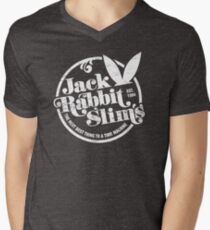 Jack Rabbit Slim's (aged look) Men's V-Neck T-Shirt
