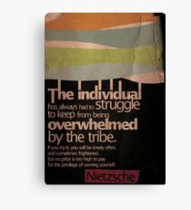 Humanity. Nietzsche. Canvas Print