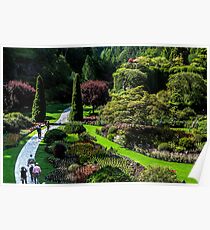 Butchart Gardens Poster