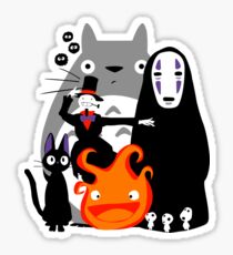 Ghibli'd Away Sticker