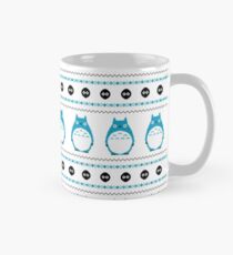 Totoro Winter Muster - Blau Tasse (Standard)