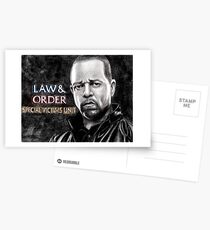 Fin Tutuola from Law and Order svu Postcards