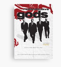Red and Suave Gods- Bill Shankly, Bob Paisley, Joe Fagan & Ronnie Moran Canvas Print