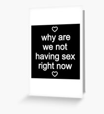 Sex RN {FULL} Greeting Card