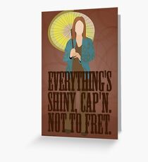 Kaylee - Everything's shiney Greeting Card