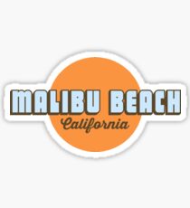 Malibu - California. Sticker