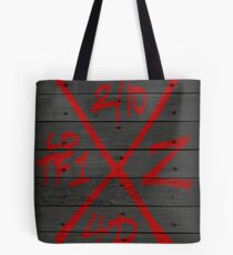 Dead Walking Zombie X-Code (BLACK) Tote Bag
