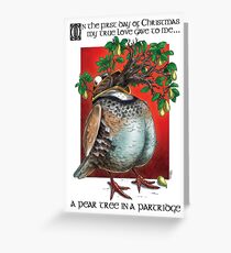 And a Pear Tree in a Partridge ♫ Greeting Card
