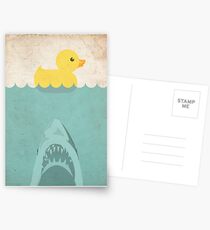 Jaws Rubber Duck Postcards