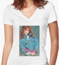 Tiffany Women's Fitted V-Neck T-Shirt
