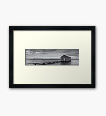Crawley Edge Boatshed - Perth WA Framed Print