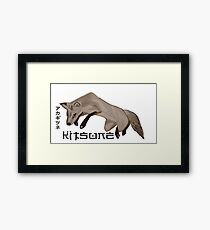 Red Fox Ink & Brush Framed Print
