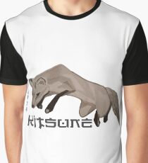 Red Fox Ink & Brush Graphic T-Shirt