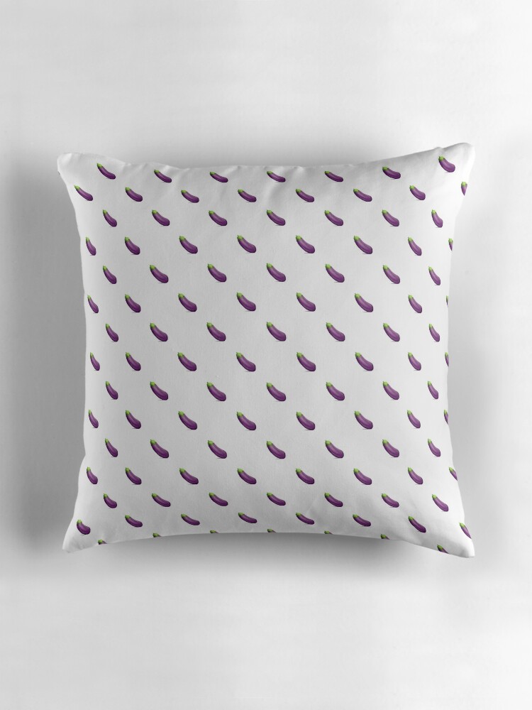 eggplant emoji pillow