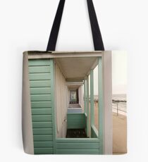 View through the huts Tote Bag