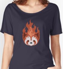 Legend of Korra: Fire Ferrets Pro Bending Emblem - no text Women's Relaxed Fit T-Shirt