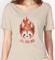 Legend of Korra: Fire Ferrets Pro Bending Emblem Women's Relaxed Fit T-Shirt