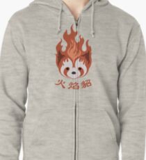Sudadera con capucha y cremallera Leyenda de Korra: Emblema Pro Bending Fire Hurones