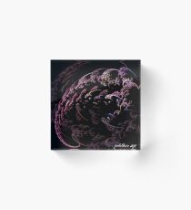 "Curlz" Acrylic Block