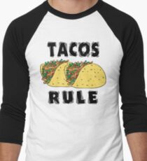 Cinco de Mayo Tacos Rule Men's Baseball ¾ T-Shirt