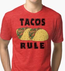 Cinco de Mayo Tacos Rule Tri-blend T-Shirt