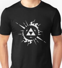 The legend of Zelda Triforce, White Unisex T-Shirt