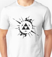 The legend of zelda Triforce, Black Unisex T-Shirt