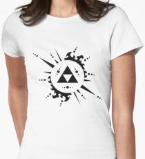 The legend of zelda Triforce, Black Women's Fitted T-Shirt