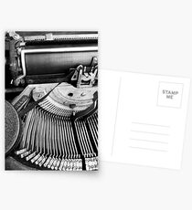 Typewritten Postcards
