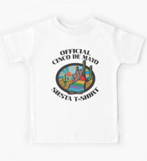 Cinco de Mayo "Official Cinco de Mayo Siesta T-Shirt" Kids Tee
