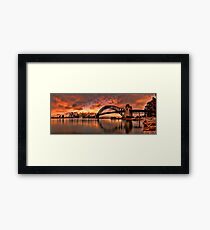 Kirribilli Sunrise - Panorama Framed Print