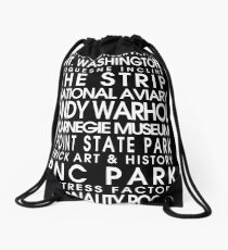 Pittsburgh City Roll Drawstring Bag