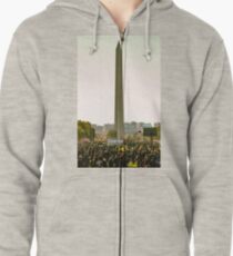 Washington Monument, Justice or Else Zipped Hoodie