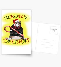 MEOWY CATSMAS Postcards