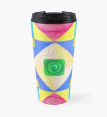 #DeepDream Color Squares Visual Areas 5x5K v1448181063 Travel Mug