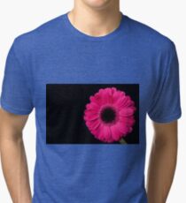 Pink Gerbera Tri-blend T-Shirt