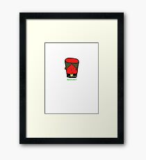 Red Han Solo Cup Framed Print