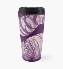 Taza de viaje Dentro de las maravillas (gato de Cheshire)