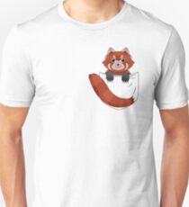 Pocket Red panda Unisex T-Shirt