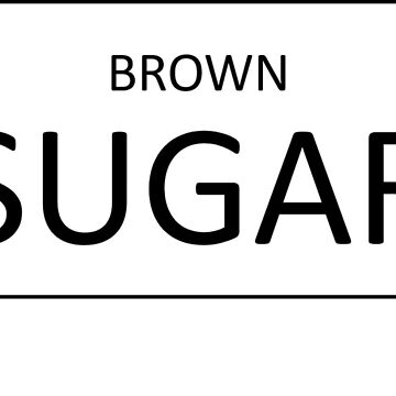 Container Label - Brown Sugar Sticker for Sale by BeautifulHues