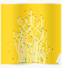 circuit board Poster