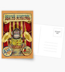 Death's Minstrel: Jolly Chimp Sideshow Banner Postcards