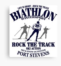 Biathlon Canvas Print