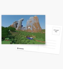 The Monument - Minecraft 3D Render Postcards