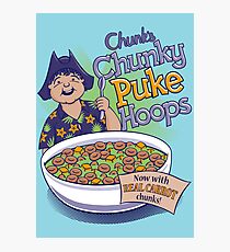 Chunk's Chunky Puke Hoops Fotodruck