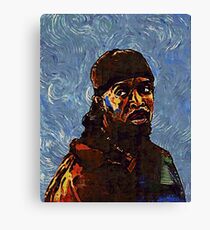 Omar Little by VanGogh - www.art-customized.com Canvas Print
