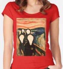 Camiseta entallada de cuello redondo Wu Scream - www.art-customized.com