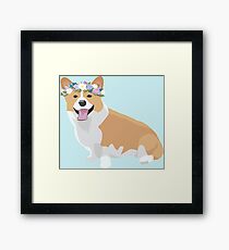 Corgi Framed Print