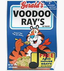 VOODOO RAY'S CEREAL BOX Poster
